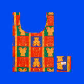 環保袋 - Color Block Teddy Bear