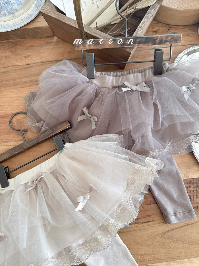 Ribbon Tutu Skirt [MN36]