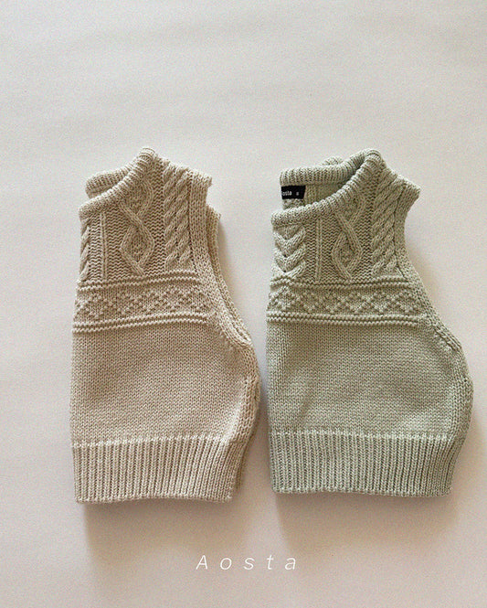 [A24] Knit Vest
