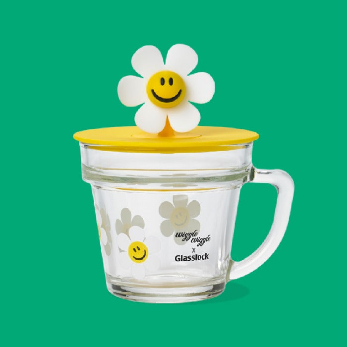 [Glasslock X Wiggle Wiggle] 花園馬克杯 380ml
