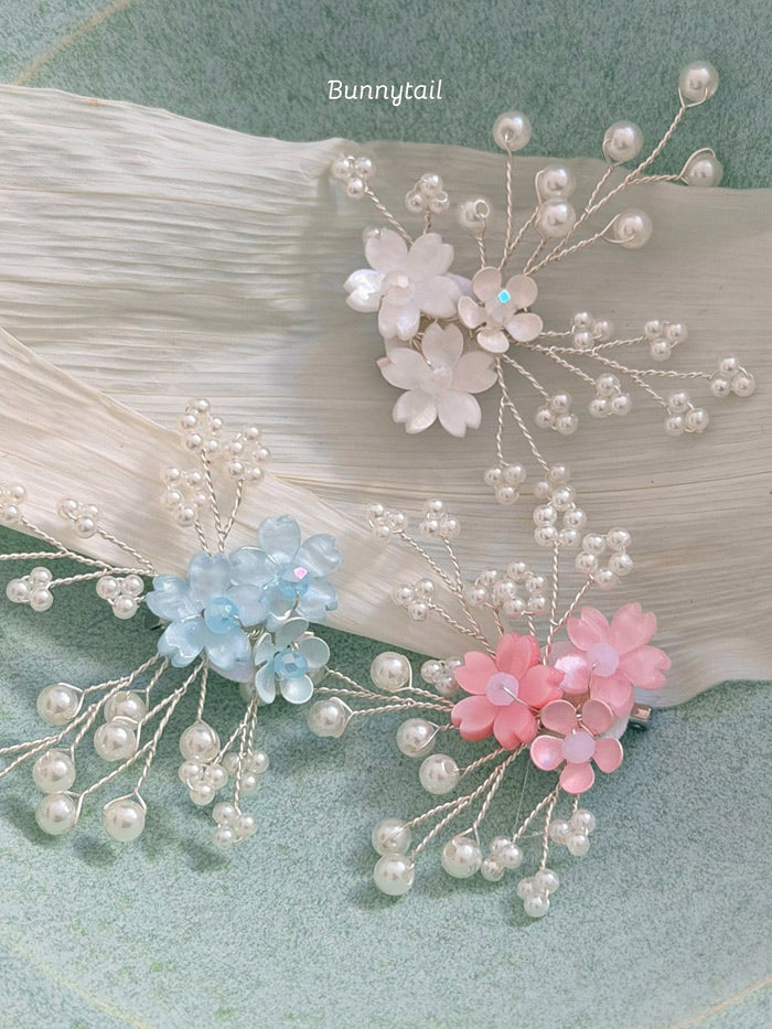 Momo cherry blossom pin (hair clip) [CNY14]