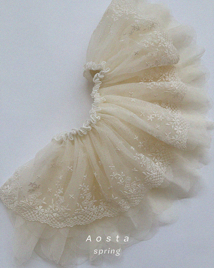 [AO2] Lace Tulle Skirt