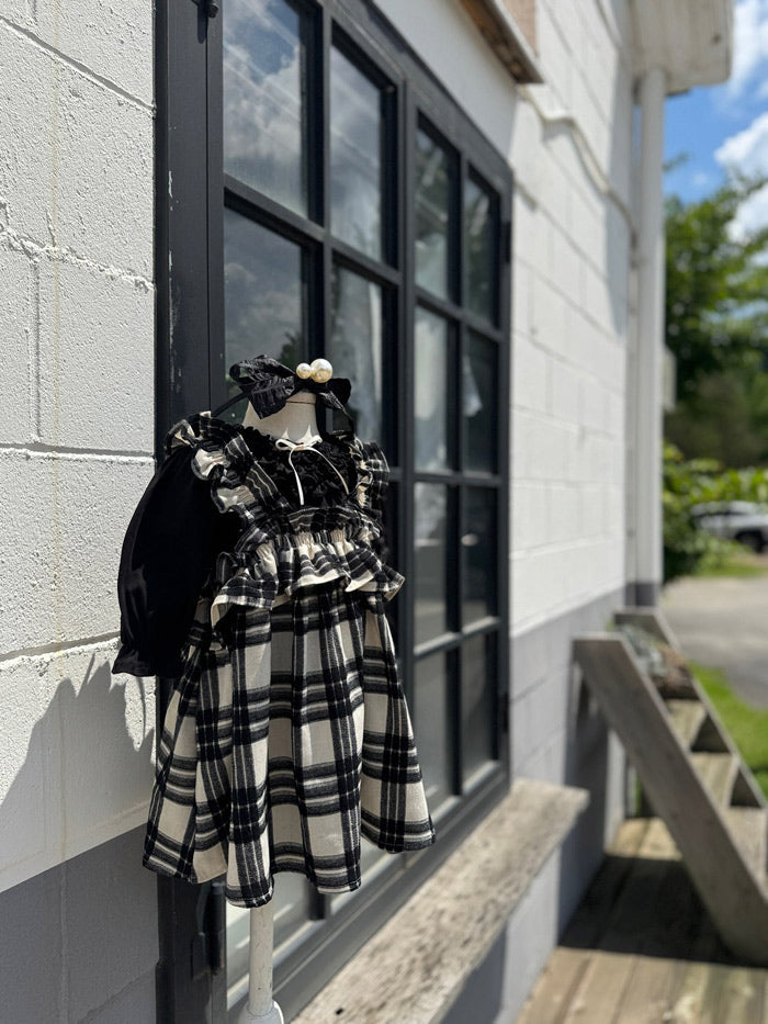 Checked one-piece [MN65]