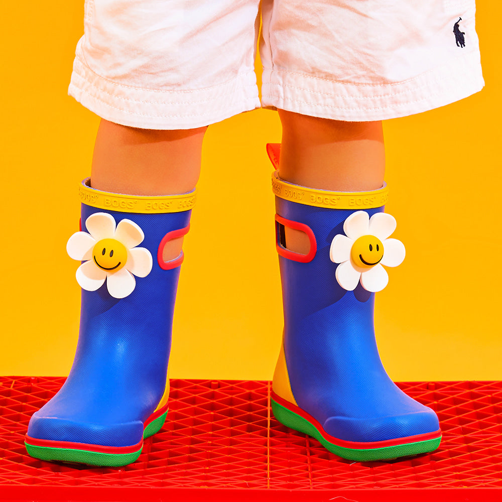 [Boggs X Wiggle Wiggle] 兒童雨靴 - 藍色