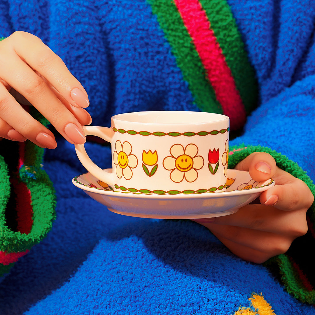 茶壺&茶杯套裝 - Retro Smile