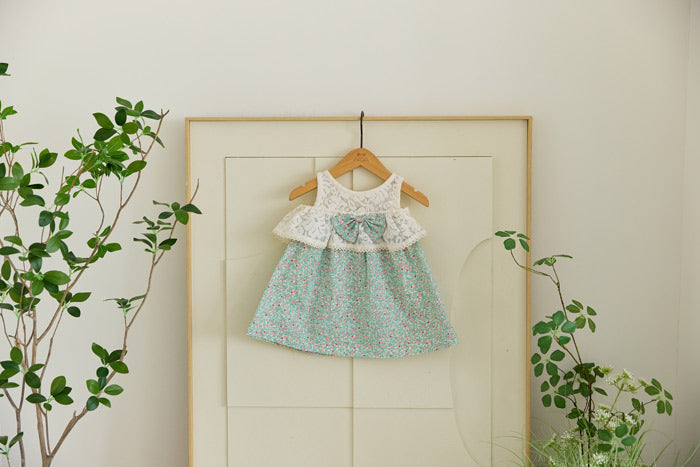 Off-shoulder floral one-piece dress [AA7]