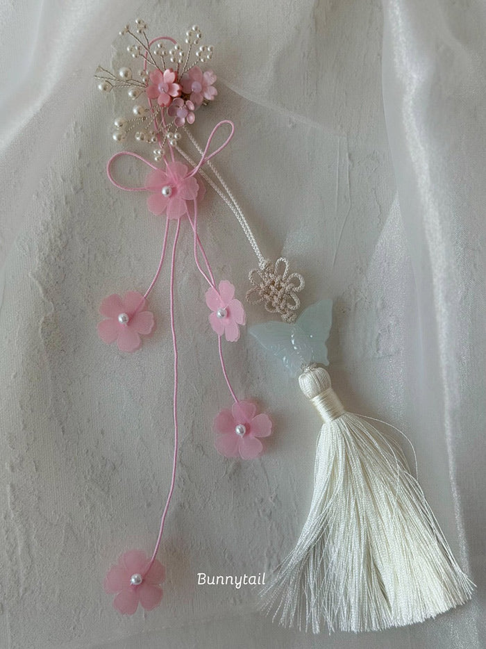 Momo cherry blossom pin (hair clip) [CNY14]