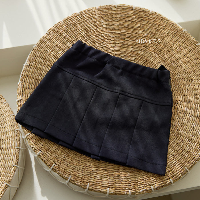 Basic button skirt [AA3]