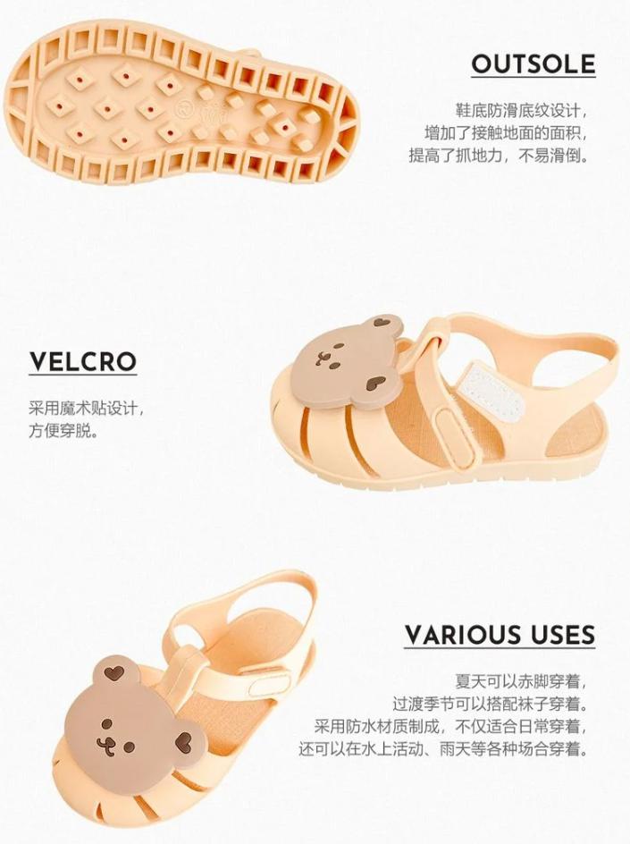 2024升級版✨圓圓臉果凍涼鞋